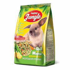 Корм для молодых кроликов Happy Jungle 400г 
