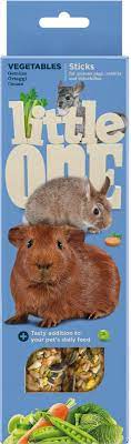 Little One Палочки для крупных грызунов (2х60г) овощи