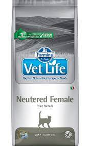 Фармина Vet Life Neutered Female д/кош стерилизованных 400г 																										 