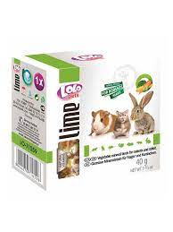 Lolo Pets Минеральный камень для грызунов 40г овощи