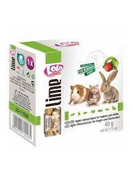 Lolo Pets Минеральный камень для грызунов 40г яблоки