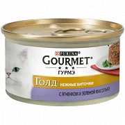 Purina Gourmet Gold Нежные биточки, корм для кошек (ягнёнок) картинка