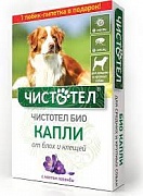 Капли Чистотел от блох для крупных собак (1 доза) картинка