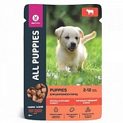 All Puppies влажный корм для щенков пауч 85г. картинка