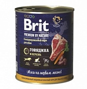 Brit Premium конс. корм для собак (говядина и печень) 850 гр. картинка