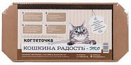 Когтеточка картон Кошкина радость  ЭКО 49*23,5*2,5  картинка
