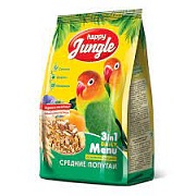 Корм для средних попугаев Happy Jungle  500г  картинка