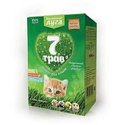 Альпийские луга - травка для кошек (лоток) 120г. картинка