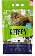 Наполнитель КОТЯРА комкующийся (с активированным углем) картинка
