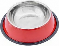 Миска металлическая на резинке "Triol" 1,5л (цвет) картинка